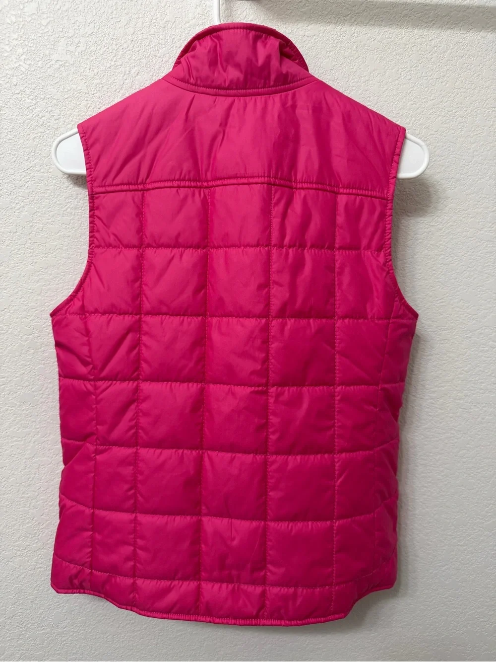 Tory Burch Hot Pink Quilted Puffer Vest Size XS With Two Pockets